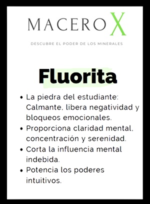 Inicio Macerox Propiedades Fluorita