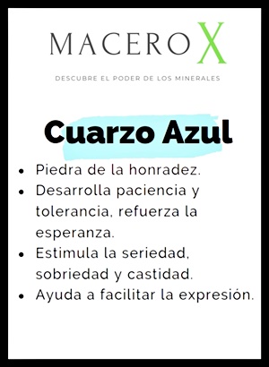 Inicio Macerox Propiedades cuarzo azul