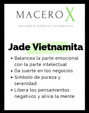 Inicio Macerox Propiedades jade vietnamita