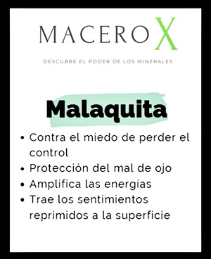 Inicio Macerox Propiedades malaquita