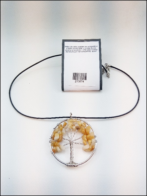 Colgante de piedras árbol Calcita