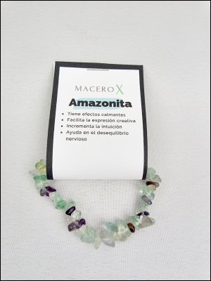Pulsera chip Amazonita