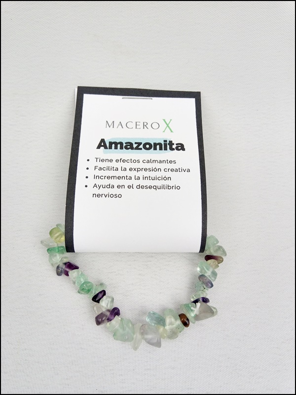 Pulsera chip Amazonita
