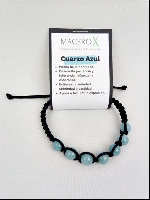 Pulsera Cuarzo azul