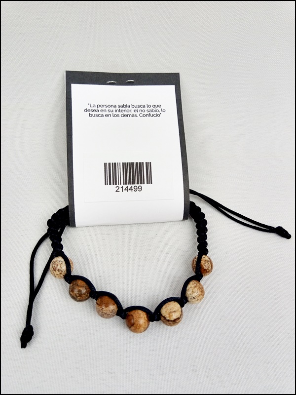 Pulsera Jaspe madera
