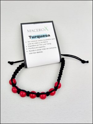 Pulsera Turquesina Roja
