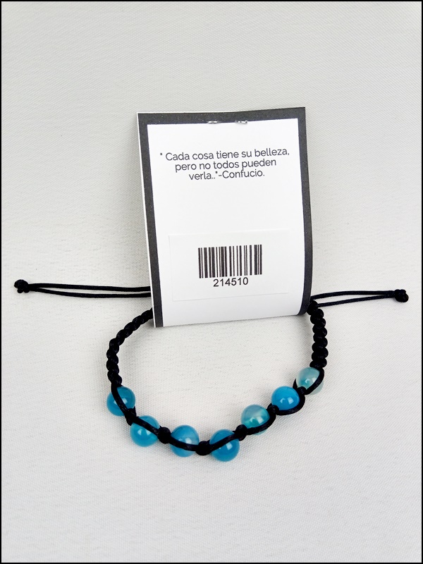 Pulsera Ágata azul