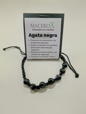 Pulsera Ágata negra