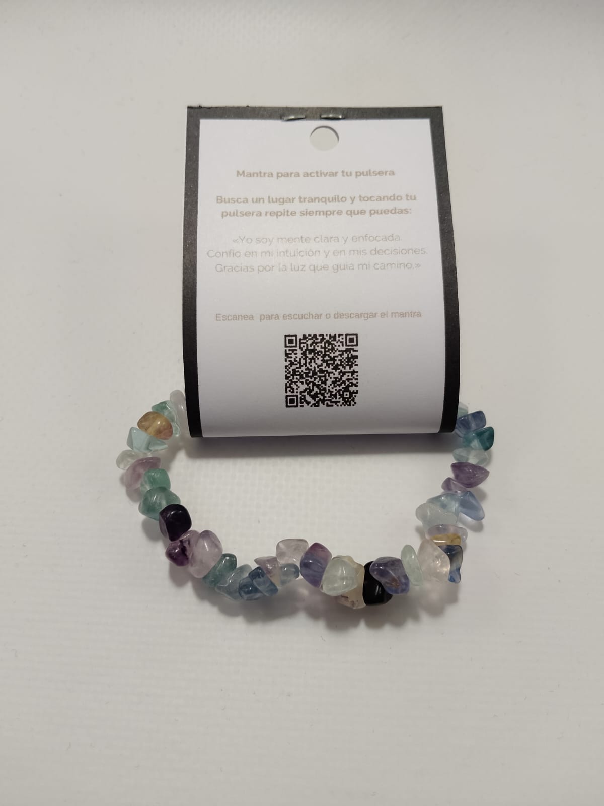 Pulsera de piedra irregular Fluoria