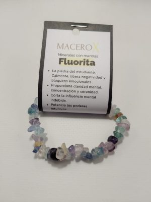 Pulsera de piedra irregular Fluoria