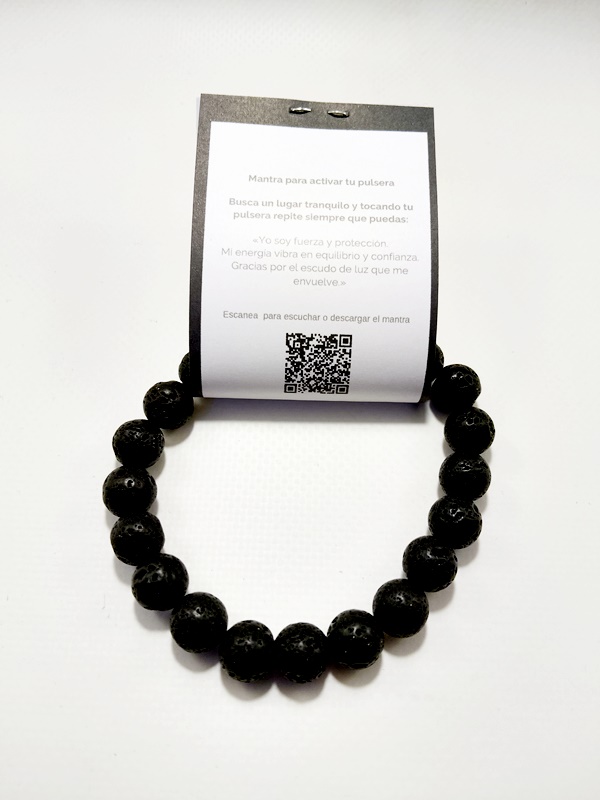 Pulsera de hombre Lava 10mm