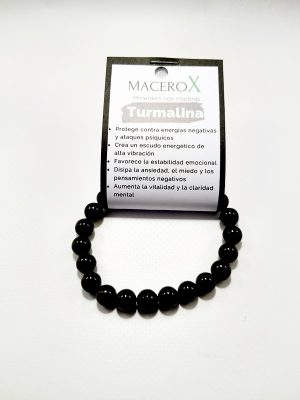 Pulsera de piedras Turmalina de 8mm