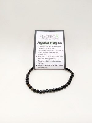 Pulsera Agata negra