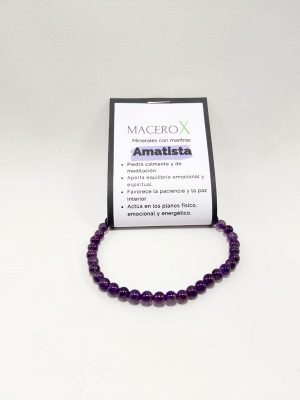 Pulsera de piedras Amatista
