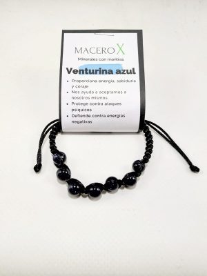 Pulsera Venturina azul