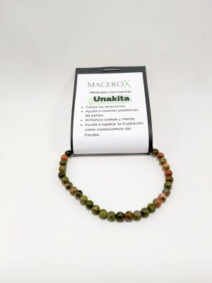 Pulsera de piedras Unakita