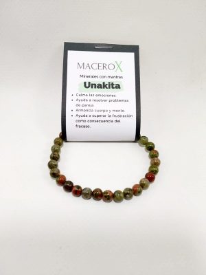 Pulsera de piedras Unakita