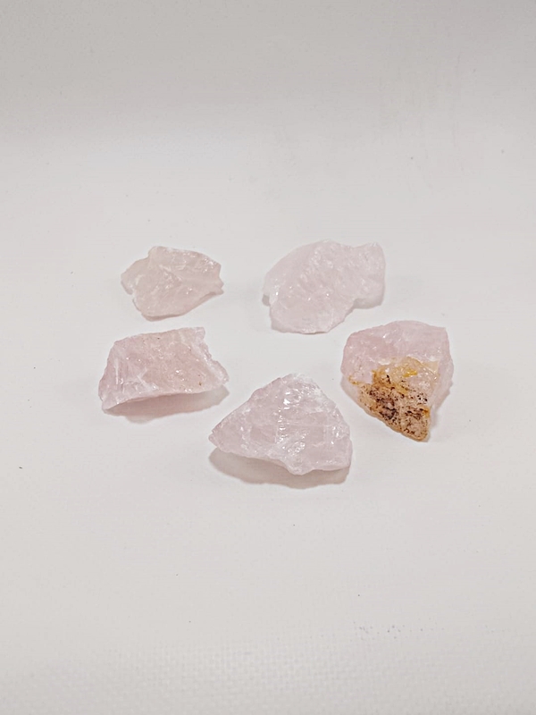 Mineral natural Cuarzo Rosa de 30 gramos para amor y sanación Macerox