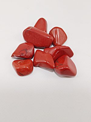 Canto rodado de jaspe rojo natural 20 gramos macerox