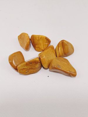 Canto rodado de jaspe amarillo natural 20 gramos macerox
