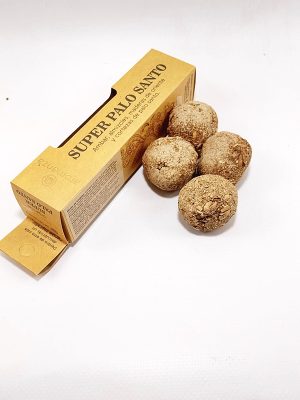 Esfera orgánica de incienso Super Palo Santo limpieza energética Macerox