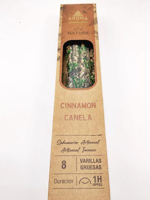 Incienso orgánico Aroma Nature Canela prosperidad y éxito Macerox