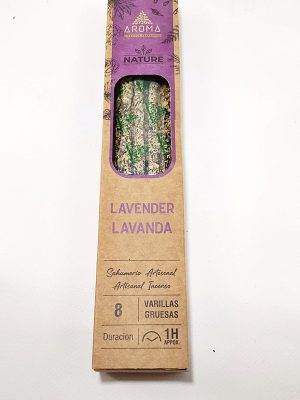 Incienso orgánico Aroma Nature Lavanda relajación y descanso Macerox