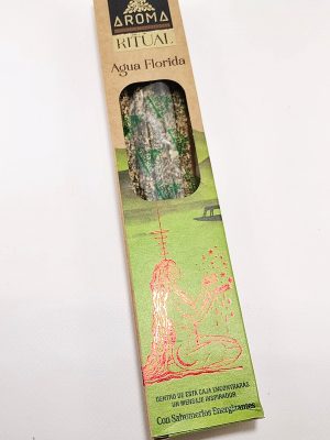 Incienso orgánico Aroma Ritual Agua Florida purificacion y suerte Macerox