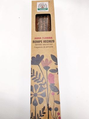 Incienso orgánico Namaste Agua Florida Rompe Hechizo protección energética