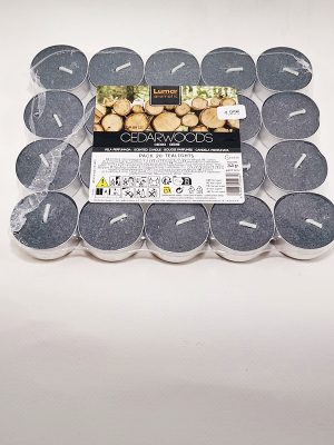 Pack 20 Velas de Té Cedro