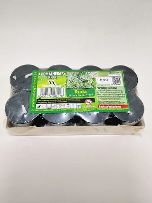 Velas votivas ruda limpieza negatividad