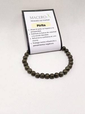 Pulsera de pririta- abundancia y prosperidad