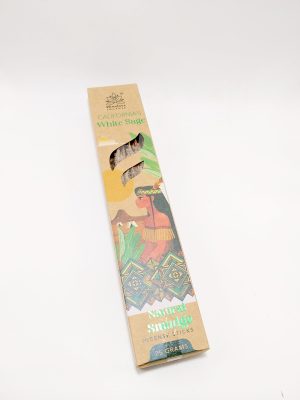 Caja de incienso orgánico Himalaya California's White Sage 25 gramos macerox
