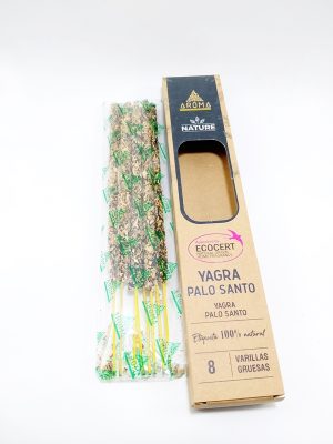 Incienso artesanal Aroma Nature de Yagra y Palo Santo para prosperidad macerox